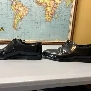 Pronto Uomo | Shoes | Pronto Uomo Black Oxfords With Glossy  display picture 3